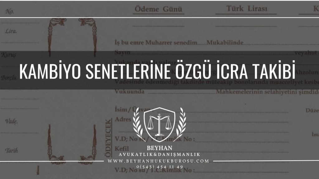 KAMBIYO SENETLERINE OZGU ICRA TAKIBI