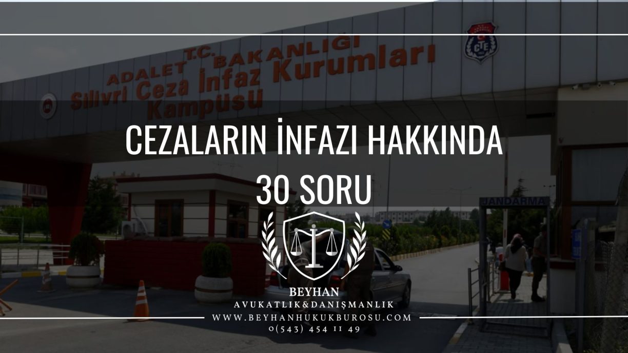 Cezaların İnfazı infaz hukuku yatar hesaplama