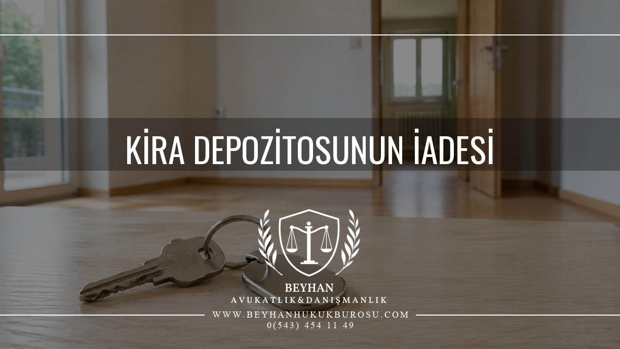 Boş konut önündeki anahtarlarla kira depozitosunun iadesi konulu kapak.
