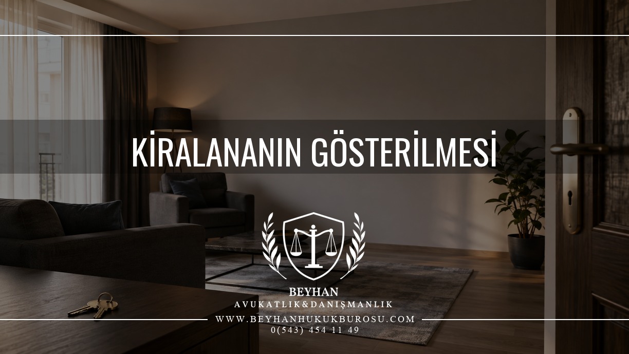 Kiralananın gösterilmesi konulu makale için daire içi ve anahtar temalı kapak.