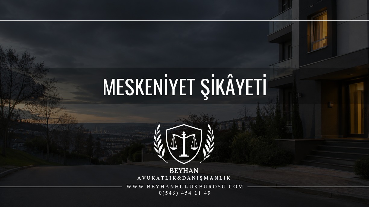 Meskeniyet Şikâyeti: Evin Haczi ve Başvuru Süresi 2026 Meskeniyet şikâyeti makalesi için konutun korunmasını anlatan apartman temalı kapak.