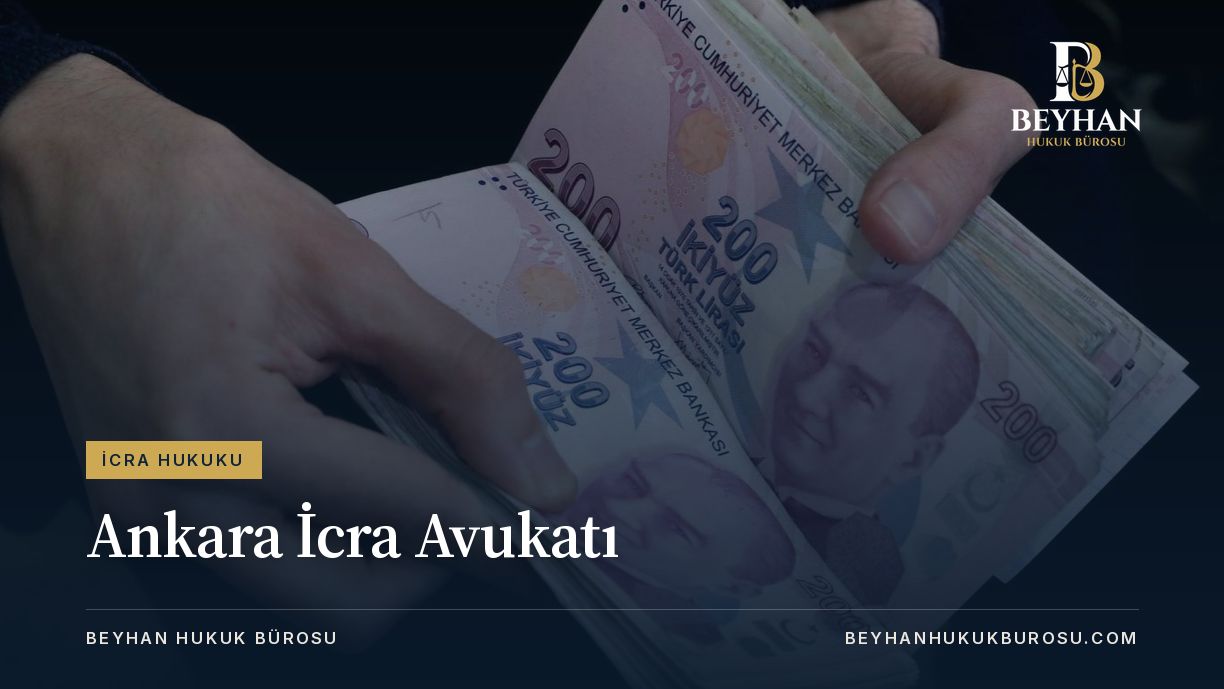Ankara İcra Avukatı 2026 200 liralık banknot destesini sayan eller