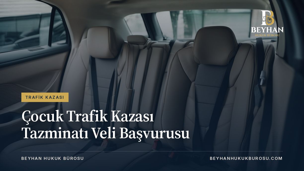 Araç arka koltuğunda emniyet kemerleri; çocuk trafik kazası tazminatı kapağı