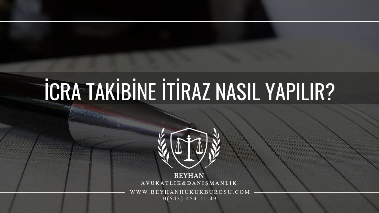 İcra takibine itiraz nasıl yapılır sorusu için çizgili kâğıt üzerinde duran tükenmez kalem