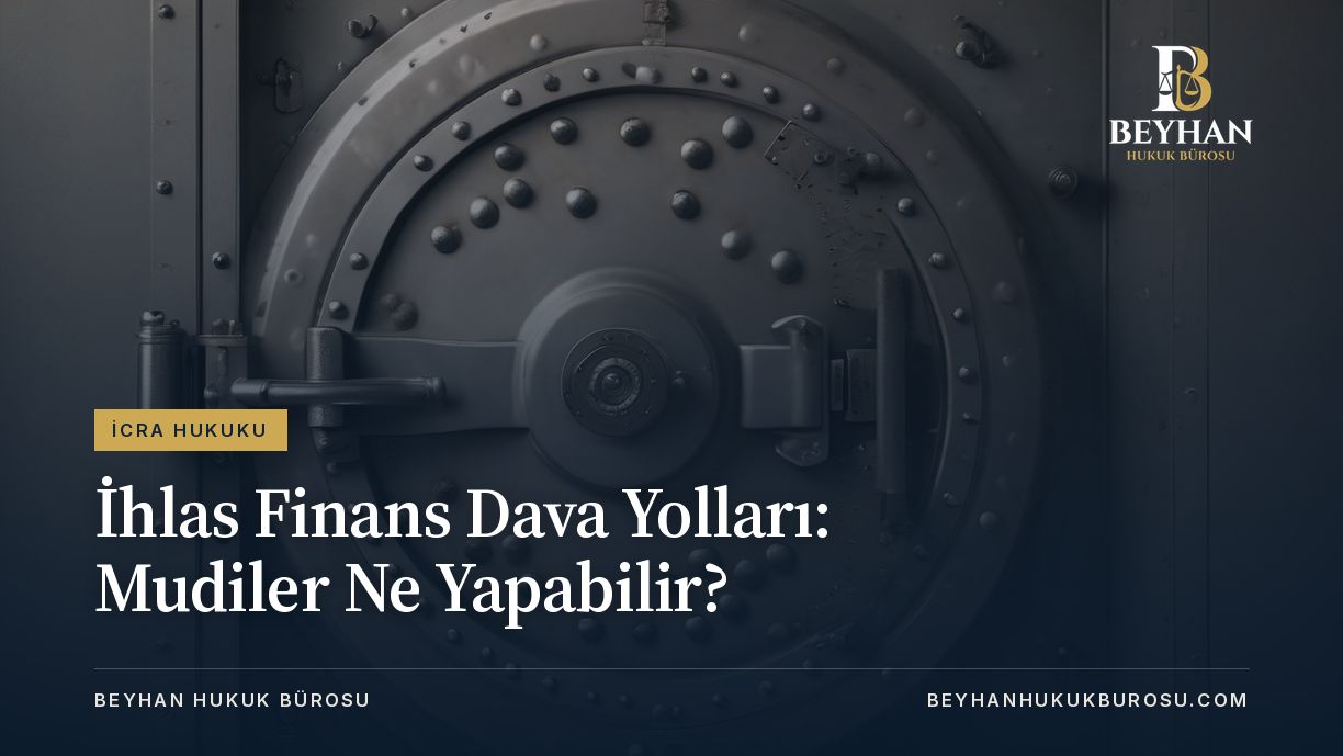 İhlas Finans dava yolları yazısının kapağı: karanlıkta kapalı duran çelik kasa kapısı