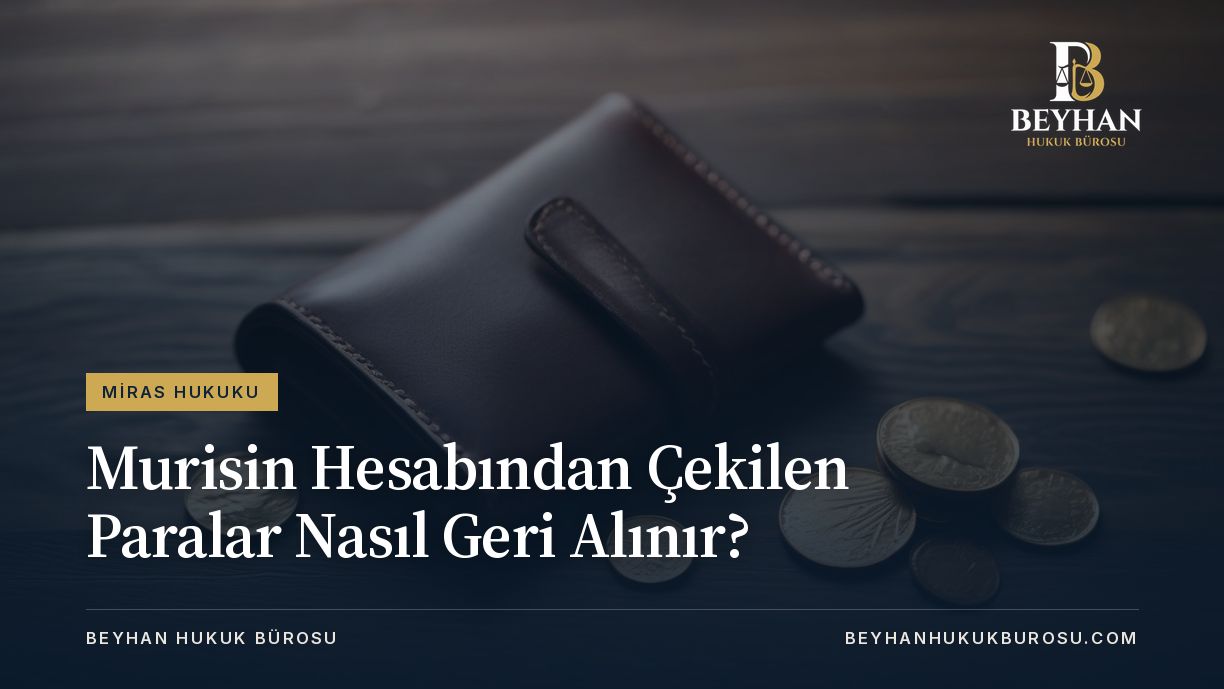 Murisin hesabından çekilen paralar: koyu ahşap masada deri cüzdan ve yanında bozuk paralar