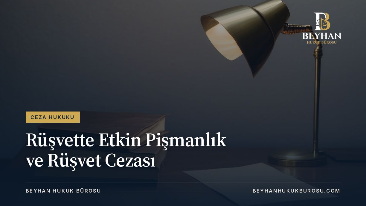 Rüşvette etkin pişmanlık konusunu anlatan masa lambası, kitaplar ve boş kâğıt