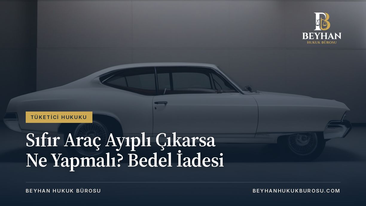 Sıfır Araç Ayıplı Çıkarsa Ne Yapmalı