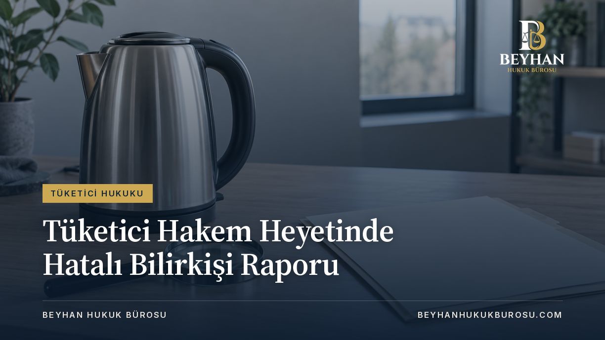 Hatalı bilirkişi raporu incelemesini anlatan kapakta ürün, büyüteç ve belge dosyası.